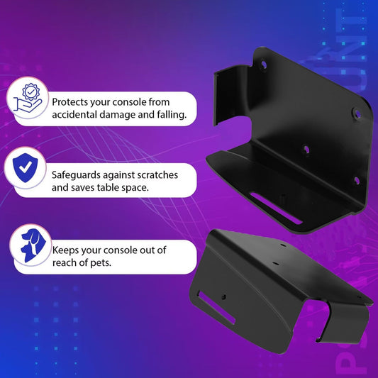 Game Console Aluminum Alloy Metal Bracket Wall Storage