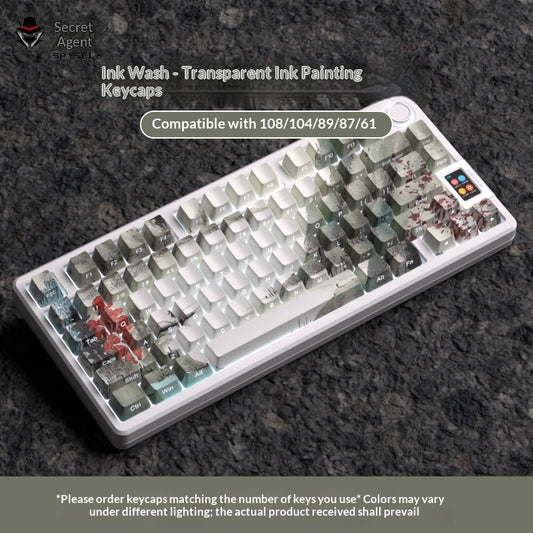 Gradient-colored, Personalized Keycaps For 87104-key Keyboards